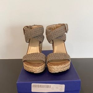 Stuart Weitzman  espadrille wedge sandals